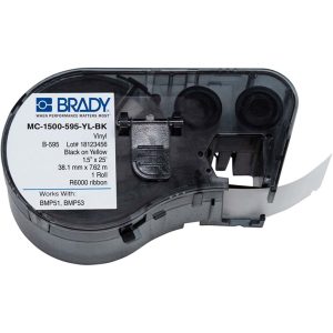 BRADY 143378 MC-1500-595-YL-BK - Image 1